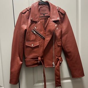 BLANKNYC Faux Leather Moto Jacket